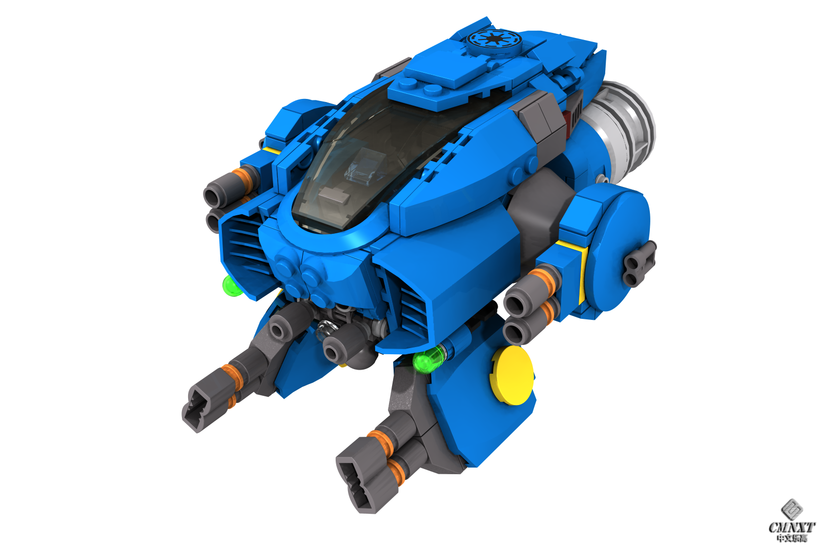 LEGO MOC Space 001 Blue Griffon.jpg